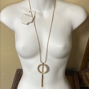 Guess/Marciano Gold Pendant Necklace